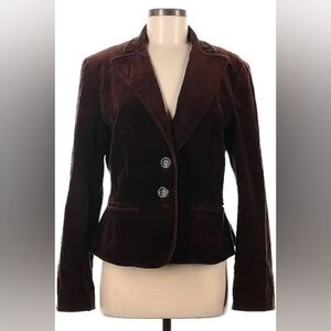 EXPRESS DESIGN STUDIO // Brown Velvet Blazer